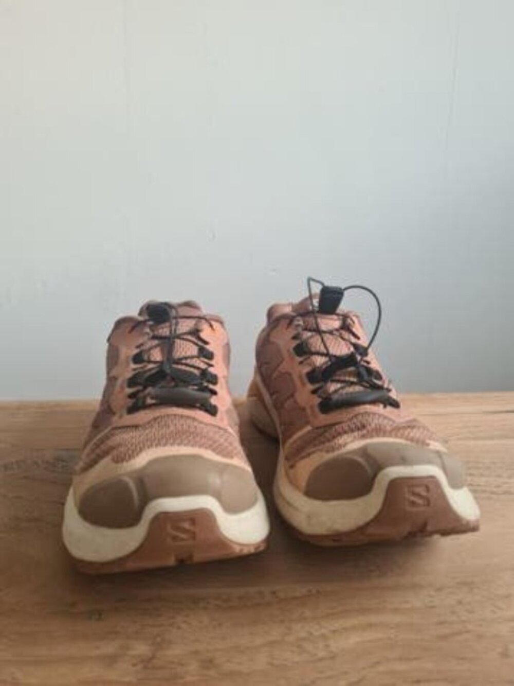 Salomon trail sneakers brown/orange